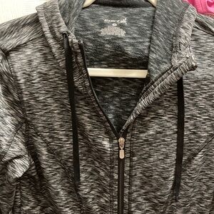 Exertek Black and Gray Zip-Up Jacket